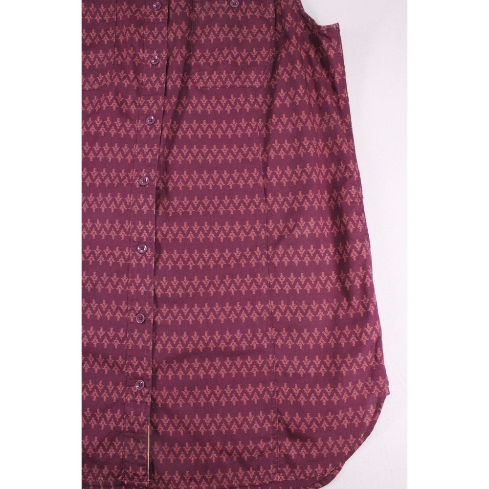 Duluth Trading Co Top Womens L Free Range Tunic Organic Cotton Sleeveless - Picture 4 of 14
